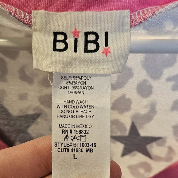 BIBI leopard and stars tank top - Picture 3 of 8